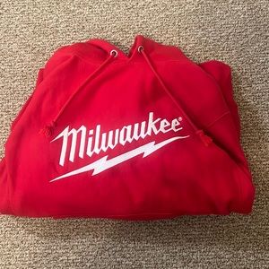 Milwaukee Bright cherry red Hoodie 🍒